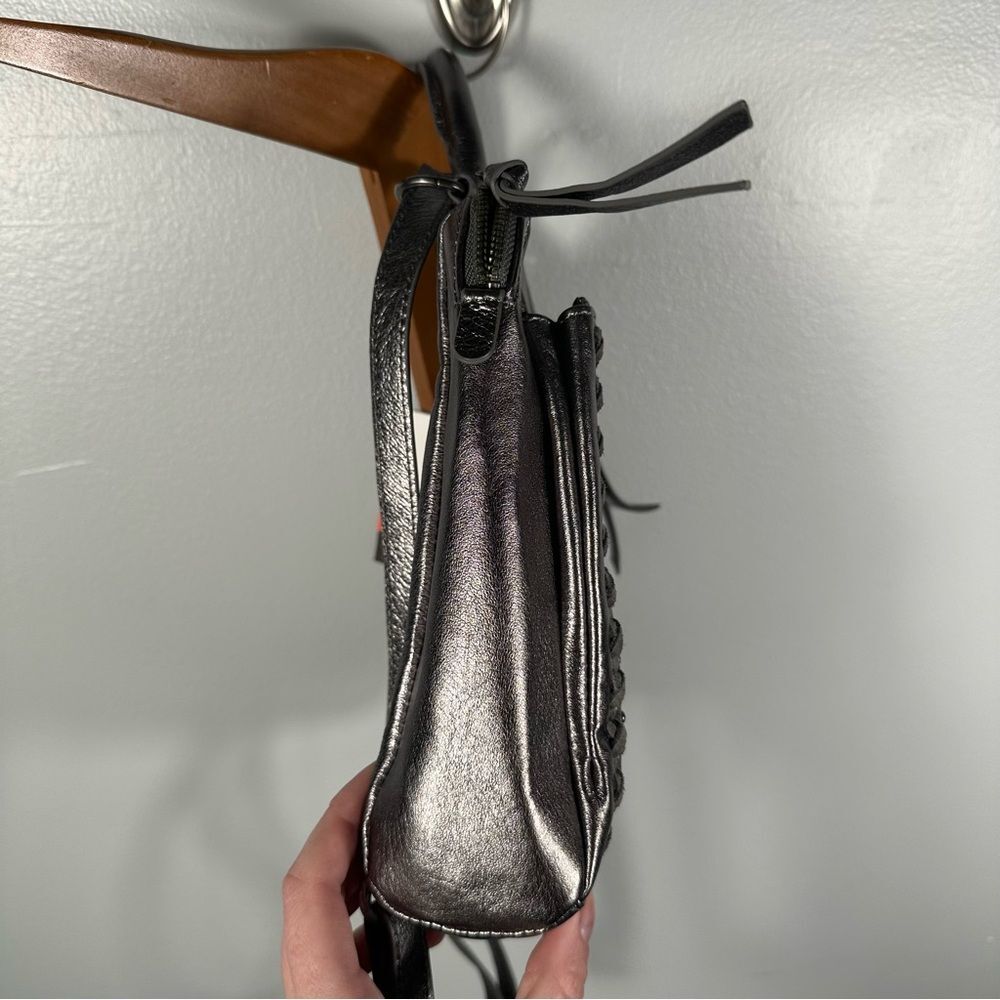 The Sak Graphite Metal Loyola Leather Convertible Purse Backpack NWT One Size - Picture 11 of 14